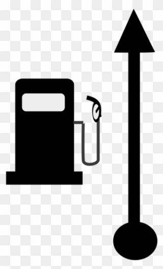 Filling Station Gasoline Fuel Dispenser Pump - Petrol Station Clipart Black And White - Png Download