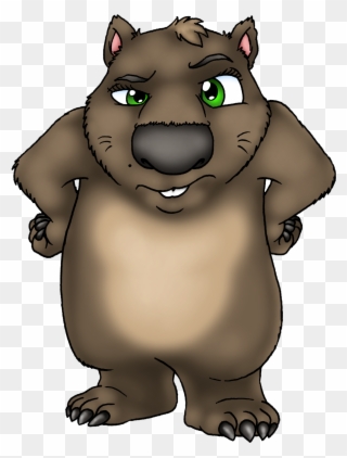 Cartoon Wombat Clipart