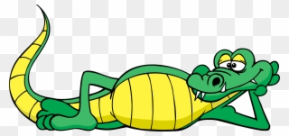 Tick-tock The Crocodile Alligators Drawing Crocodiles - Cartoon Alligator Clipart