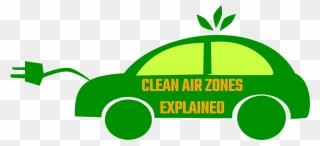 Clarifying Clean Air Zones - Electric Vehicle Clip Art - Png Download