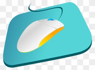 Computer Mouse Mousepad Clip Art And Pad - Mousepad - Png Download