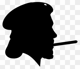 Revolutionary Clip Art Download - Che Guevara Silhouette - Png Download