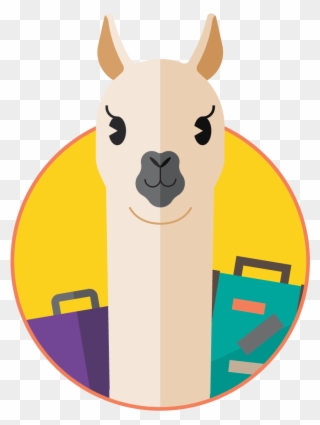 Alpaca Your Suitcase We Re Going On - Mammal Clipart