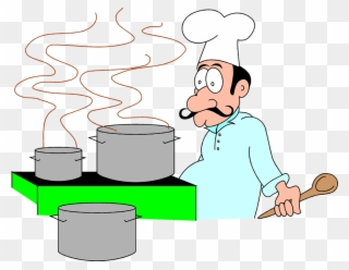 Chef Cooking Clipart - Cooking Cartoon Gif Png Transparent Png
