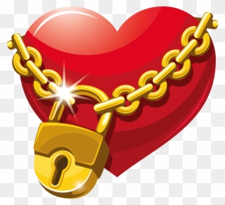 Picture Freeuse Locked Heart Png Clipart Gallery Yopriceville - Heart With A Lock Transparent Png