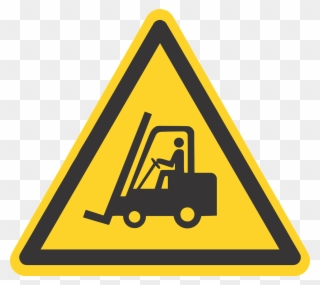 Forklift, Fork, Lift, Fork Removal, Warning - Warning Fork Lift Trucks Signs Clipart