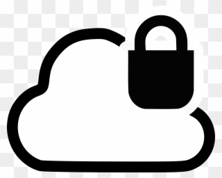 Clipart Secure Cloud Lock Clipart Png Lock And Key - Secure Cloud Icon Png Transparent Png