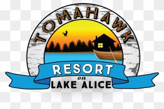 Cottage Clipart Lake Cottage - Tomahawk Resort On Lake Alice - Png Download