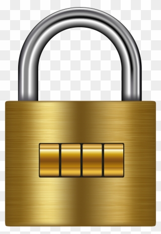 Lock Gold Png Clip Art - Smpit Nur Hidayah Surakarta Transparent Png