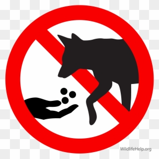 Do Not Feed Dog Clipart Coyote German Shepherd Puppy - Do Not Feed The Dog Sign - Png Download