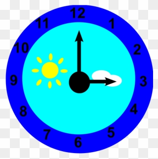 Digital Clock Jam Dinding Alarm Clocks Clock Face - Cute Clock Free Clipart - Png Download