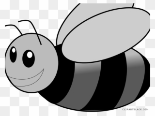 Banner Free Download Clipartblack Com Animal Free Black - Colouring Picture Of Bee - Png Download