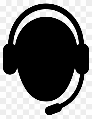 Headphone Transparent Podcast - Support Icon Clipart