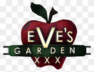 Large Green Apple Png Clipart - Eve's Garden Logo Transparent Png
