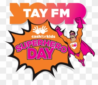 Logo - Key 103 Superhero Day Clipart