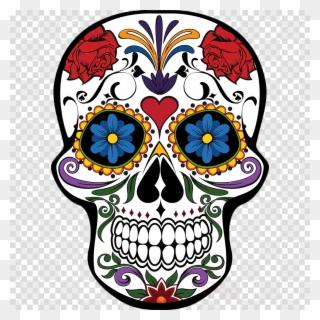 Download Mexican Day Of The Dead Skull Clipart Day - Mascaras De Calaveras Pintadas - Png Download