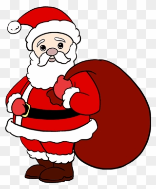 Christmas - Santa Claus Images Drawing Clipart