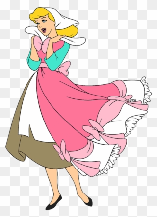 Pink Dress Clipart - Cinderella Pink Dress Clipart - Png Download