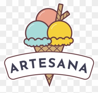 Artesana Ice Cream Logo No Circle - Artesana Ice Cream Clipart