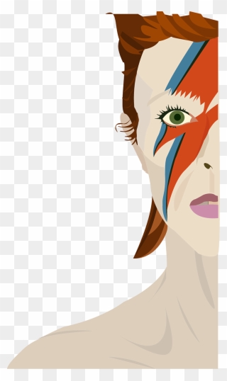 Inshare - David Bowie Vector Free Clipart