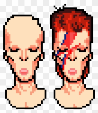 Bowie - The Many Faces Of David Bowie Clipart