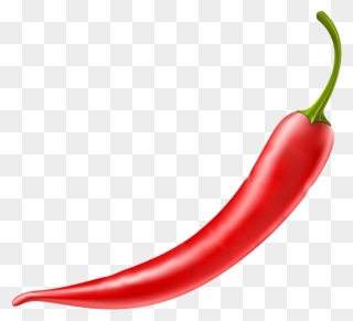 Hot Topic Clipart Bird's Eye Chili Serrano Pepper Cayenne - Transparent Chili Icon Png