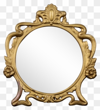 Vintage Cast Iron Vanity Mirror On Chairish - Mirror Clipart