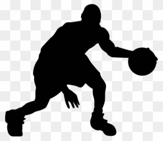 Jack Armstrong Or Leo Rautins - Silhouette Basketball Player Clipart - Png Download