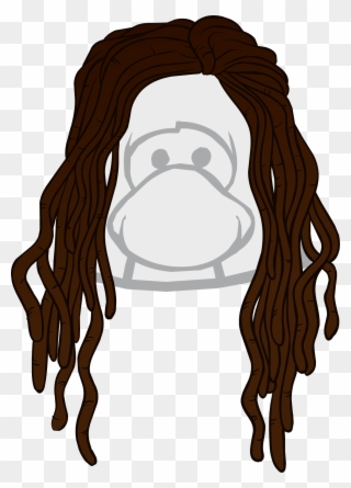 Dreads Vector Jpg Royalty Free - Cartoon Dreads Png Clipart