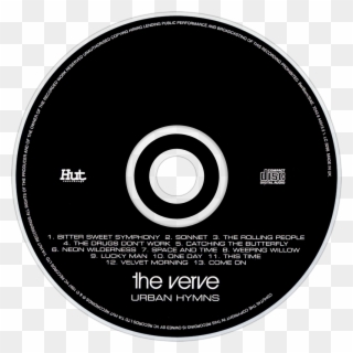 The Verve Urban Hymns Cd Disc Image - Cd Clipart