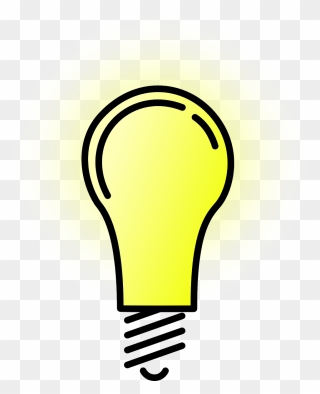 Idea Cliparts 8, Buy Clip Art - Transparent Background Light Bulb Clip Art - Png Download