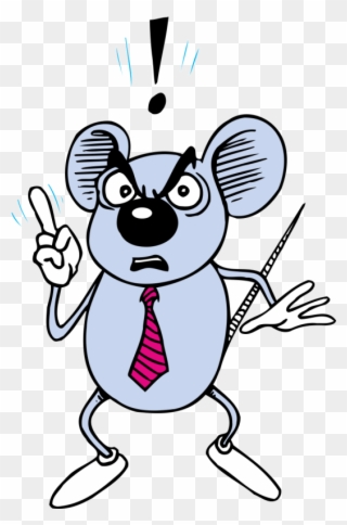 Angry Mouse Gif Clipart Computer Mouse Animated Film - False Mice & Rats Glue Traps 2-pack - Png Download