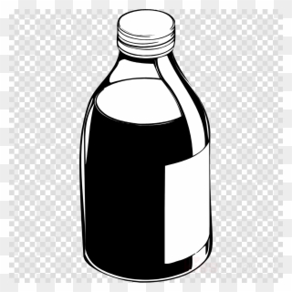 Download Medicine Bottle Black And White Clipart Pharmaceutical - Map Vector Icon No Background - Png Download