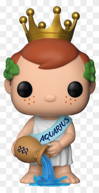 Aquarius Are Born Between January 20th And February - Freddy Funko Zodiac Pops Clipart