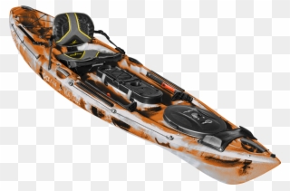 Angler Orange Camo - Ocean Kayak Trident 11 Clipart