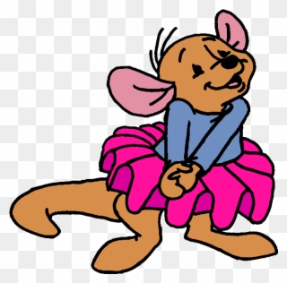 Roo In A Tutu - Roo From Winnie The Pooh Clipart