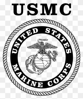 Marine Corps Logo - United States Marine Corps Logo Black And White Clipart