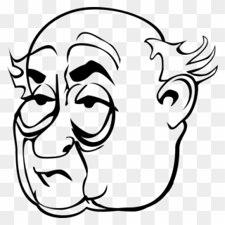 Misogyny Eye Face Woman Cartoon - Grumpy Old Man Mug Clipart