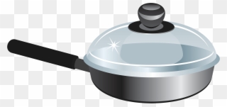 Pan With Lid Clipart - Png Download