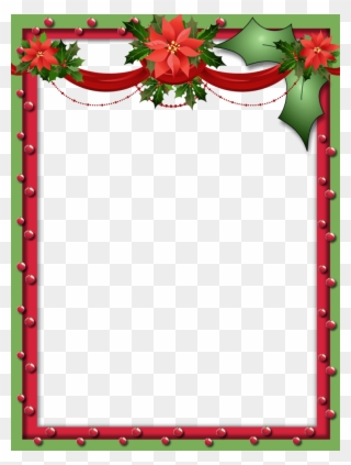 Green And Red Christmas Png Photo Frame Gallery Olaf - Red And Green Christmas Frame Clipart