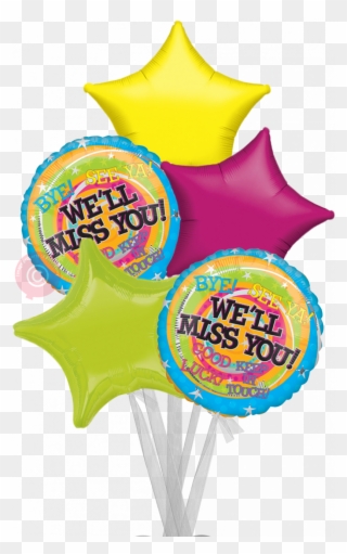 Personalised We Ll Miss You Messages Balloons Delivered - 18" We'll Miss You Messages Clipart