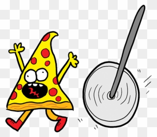Jon Bergerman How To Eat Pizza Work Illustration - Jon Burgerman Clipart