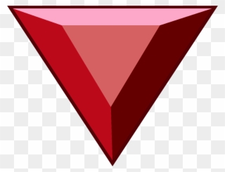 Triangle Clip Gem Svg Free Stock - Steven Universe Pyrope Gemstone - Png Download