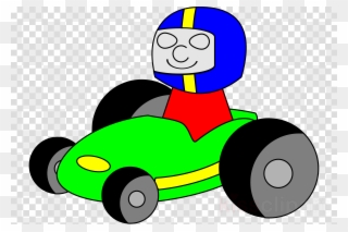 Go Kart Clipart Kart Racing Go-kart Clip Art - Go Kart Drawing Easy - Png Download