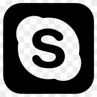 Skype Clipart Svg - Skype Symbol In Word - Png Download