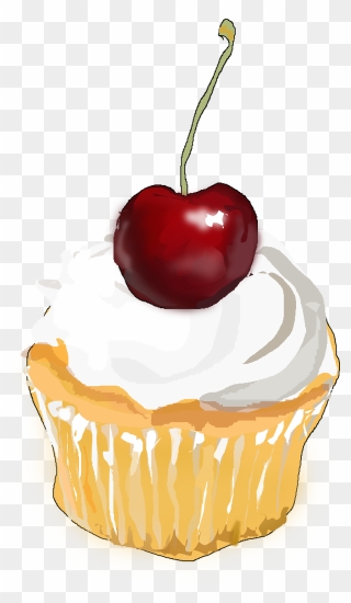 Cupcake Clipart Fruit - صورة كب كيك رسم - Png Download