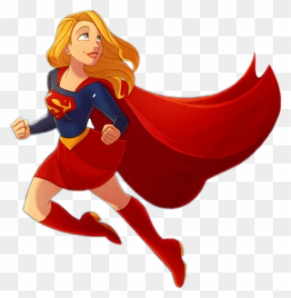 Supergirl Superhero Superpower Girlpower - Comics Clipart