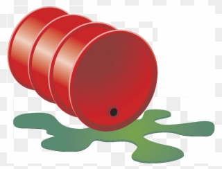 Picture Royalty Free Barrel Clipart 55 Gallon - Hazardous Materials Spill Gif - Png Download