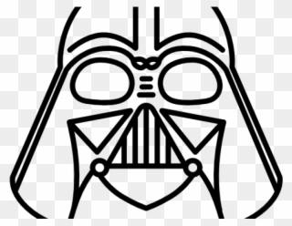 Darth Vader Outline Clipart