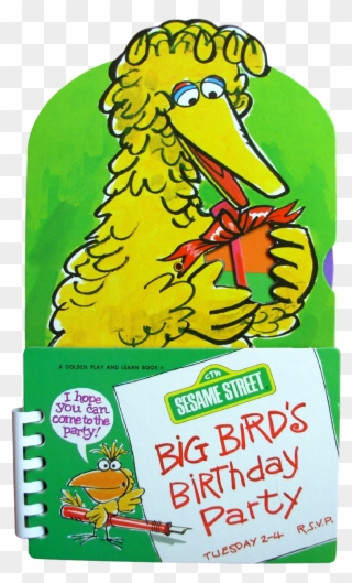 Big Bird's Birthday Party - Ctw Sesame Street Clipart